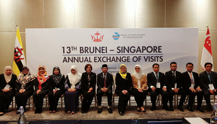 Brunei - Singapura Bincang Pelbagai Isu Alam Sekitar  Brunei's No 